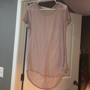 Sheer Mauve Blouse